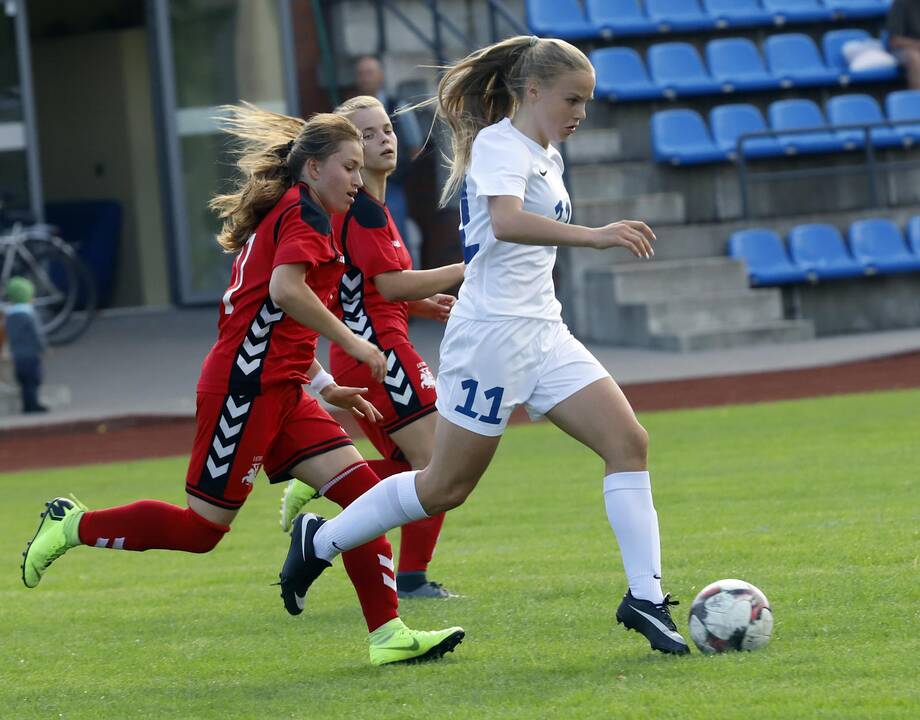 Baltijost taurė WU-17 futbolo rungtynės Lietuva - Estija 4:0