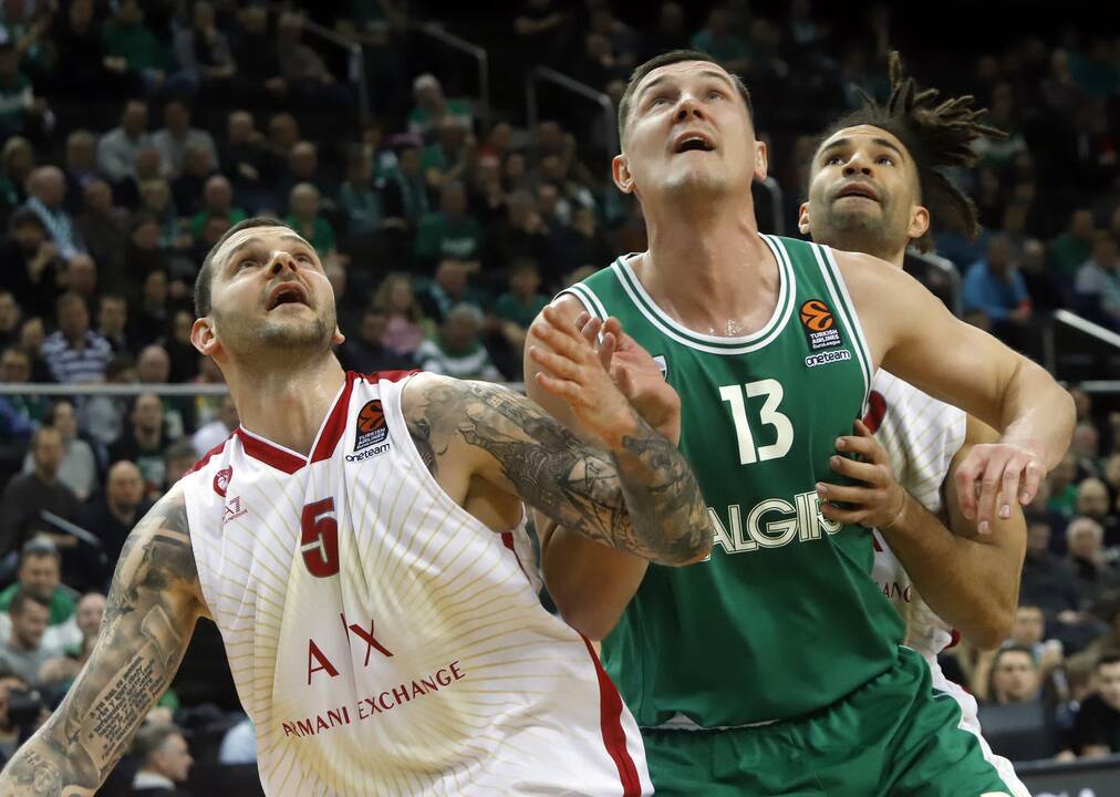 Eurolyga: „Žalgiris“ – „Olimpia“ 105:97