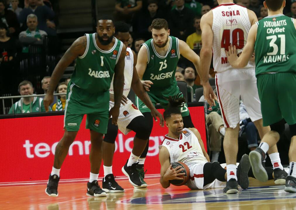 Eurolyga: „Žalgiris“ – „Olimpia“ 105:97