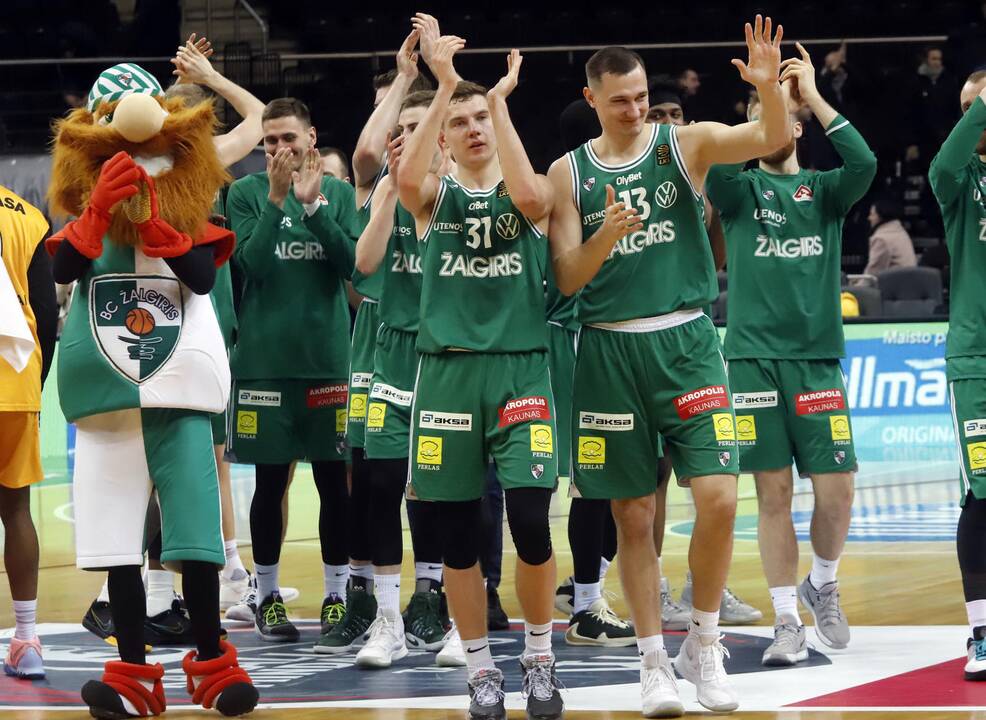 KMT ketvirtfinalis: Žalgiris - Šiauliai 105 : 66