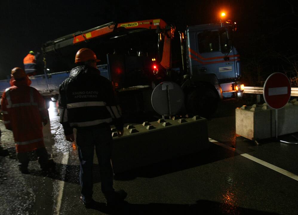 Blokuojami įvažiavimai į Kauną