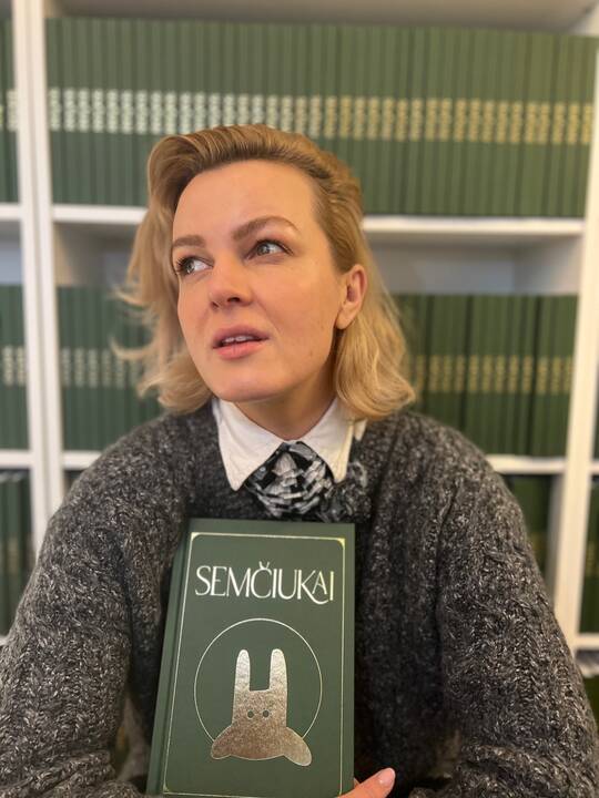 Komanda: „Semčiukai“ – knyga, prie kurios gimimo, galima sakyti, prisidėjo visa šeima – mama R.Kulvinskytė, dukra Luna ir tėtis P.Miškinis-Eidukonis.
