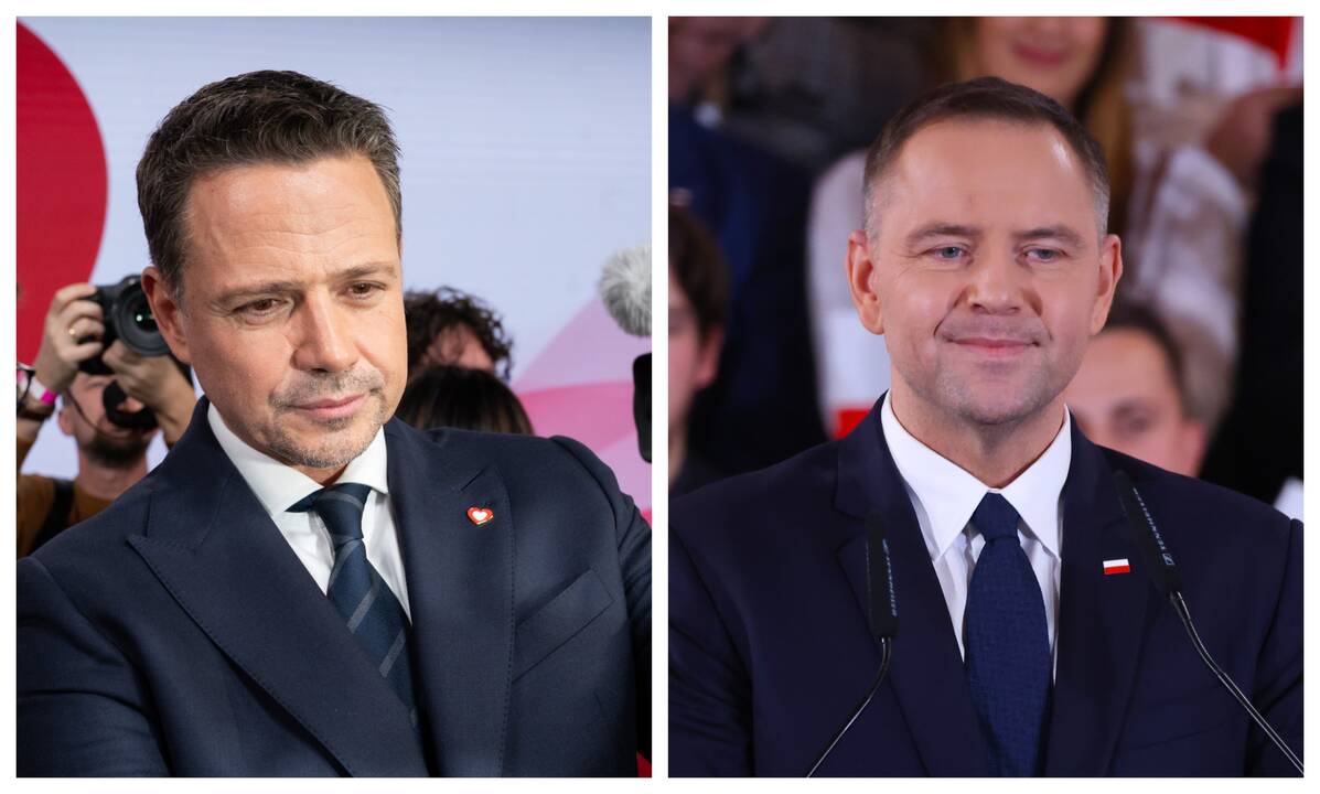 Rafalas Trzaskowskis ir Karolis Nawrockis