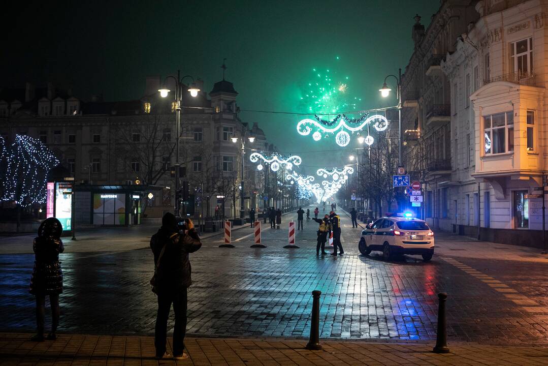 Vilnius sutinkant Naujuosius metus