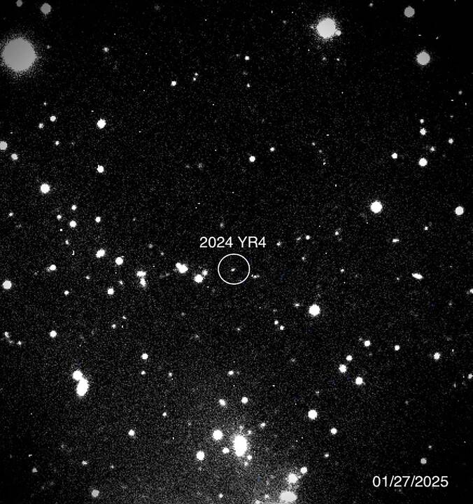 Iki 3 proc. išaugo tikimybė, kad į Žemę rėšis naujai atrastas asteroidas