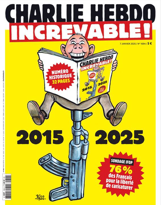 „Charlie Hebdo“ pristatė specialų leidinį, skirtą žudynių redakcijoje 10-osioms metinėms
