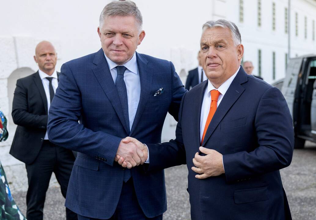 Vengrijos ir Slovakijos vadovai sveikina „labai reikalingą“ D. Trumpo pergalę