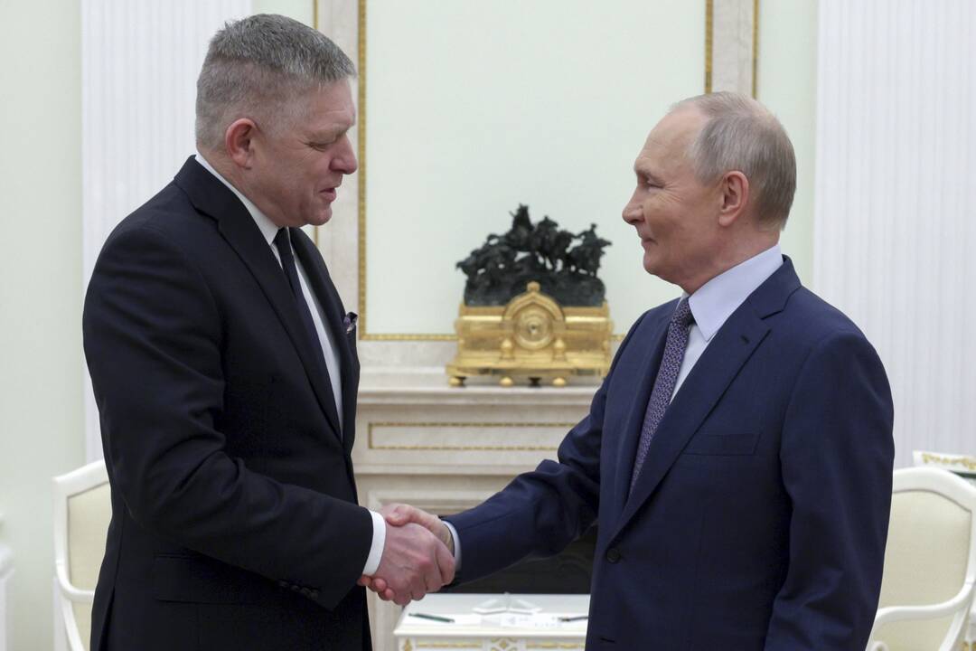 Robertas Fico ir Vladimiras Putinas