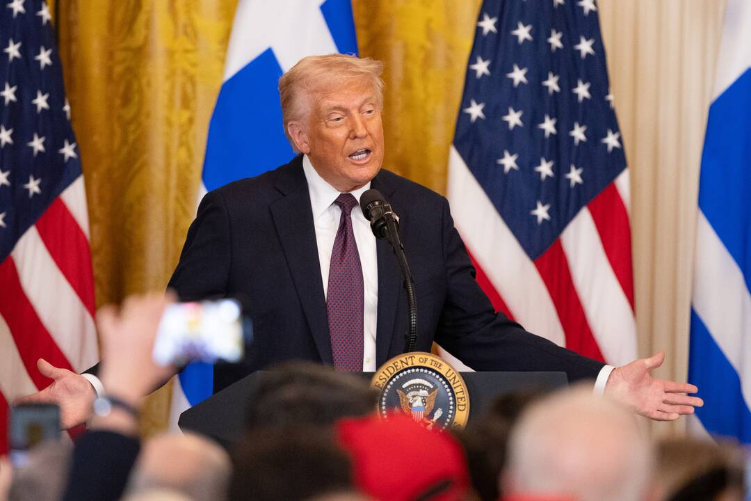 Trumpas teigia, kad bus labai malonus Vašingtono prekybos partneriams
