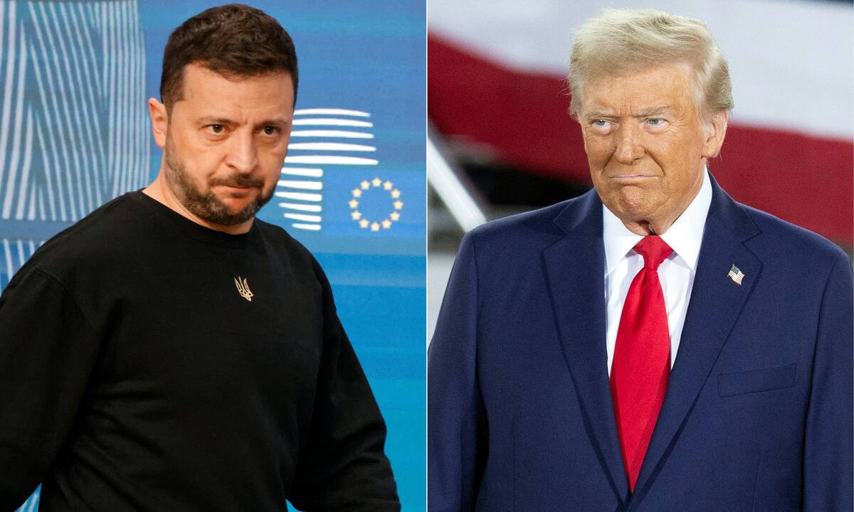V. Zelenskis ir D. Trumpas galbūt susitiks Paryžiuje