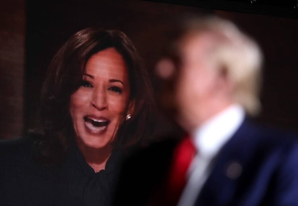 Kamala Harris ir Donaldas Trumpas