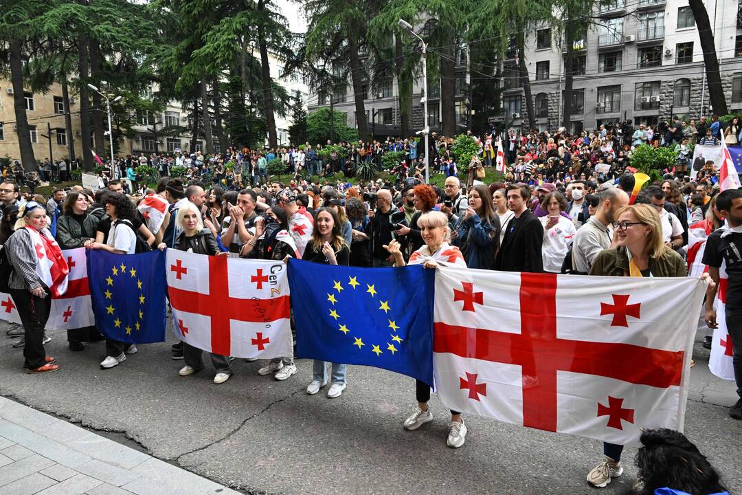 ES vadovai: Sakartvelo stojimo į bloką procesas buvo de facto sustabdytas