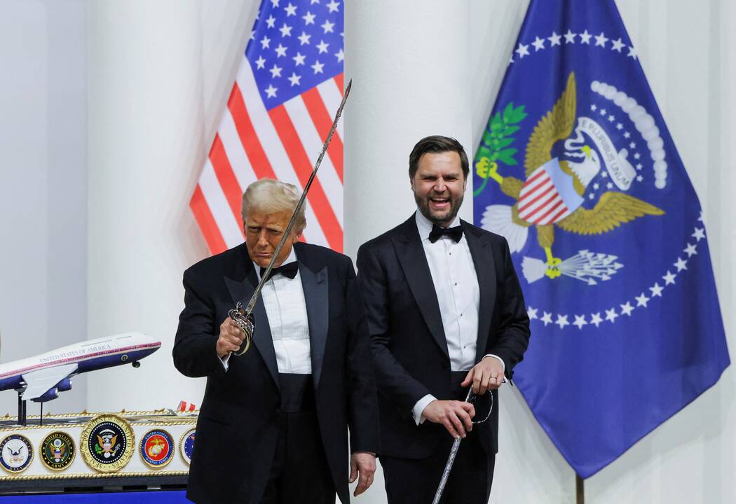 Donaldas Trumpas ir J. D. Vance'as