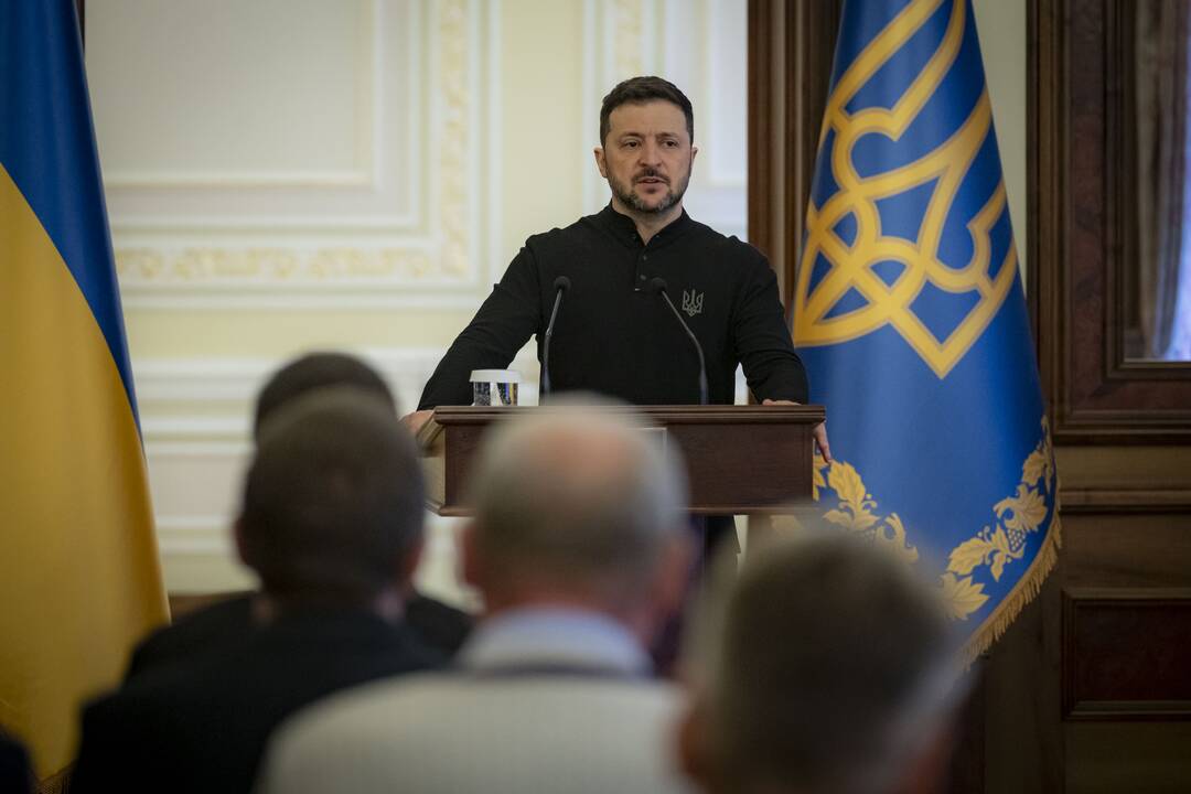 Zelenskis: 40 procentų turimos ginkluotės pagaminta Ukrainoje