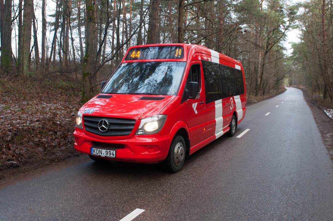 Šventinė dovana kauniečiams – nauji mikroautobusai