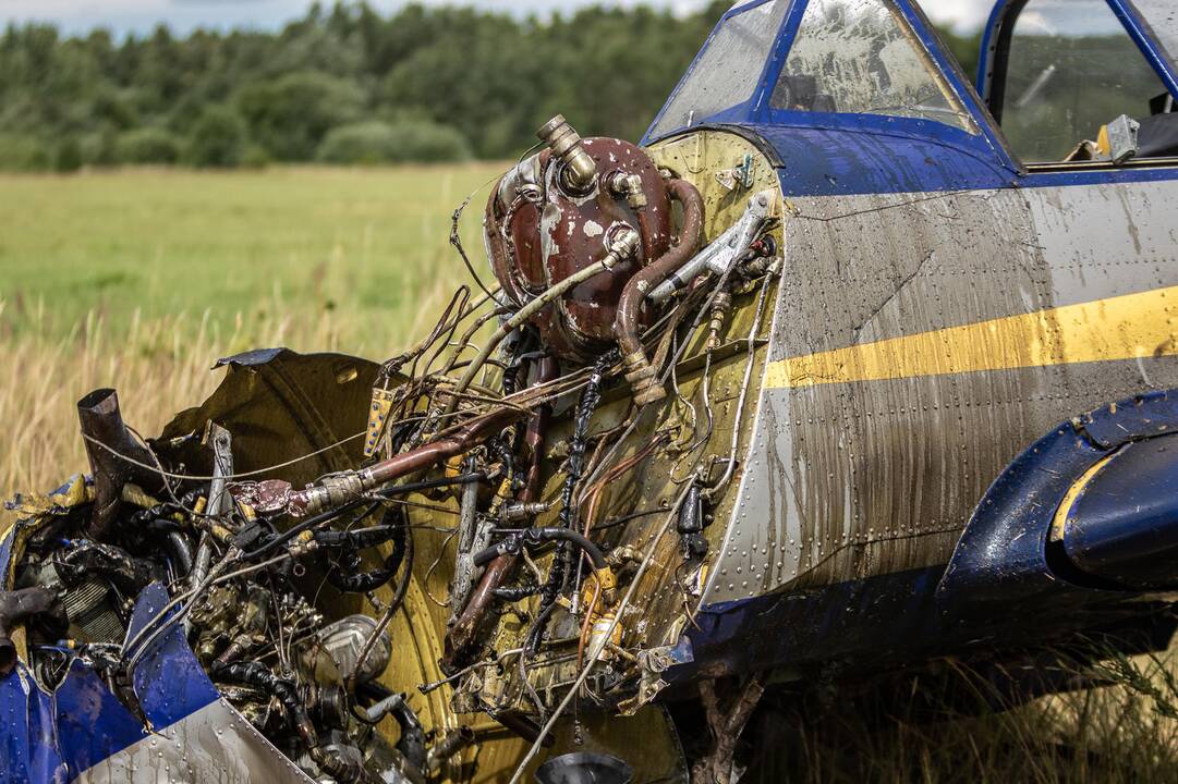 Aleksoto aerodrome nukrito lėktuvas