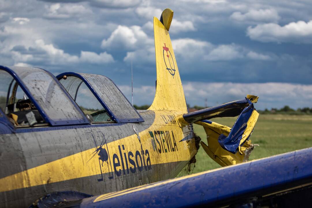 Aleksoto aerodrome nukrito lėktuvas