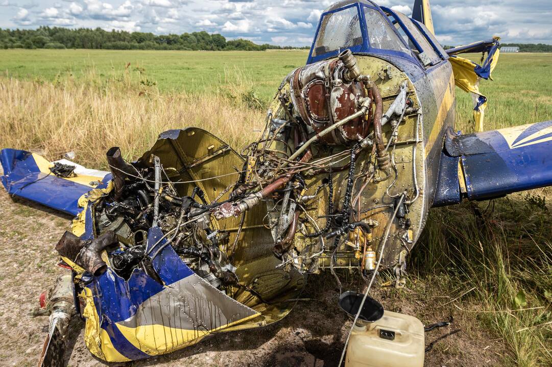Aleksoto aerodrome nukrito lėktuvas