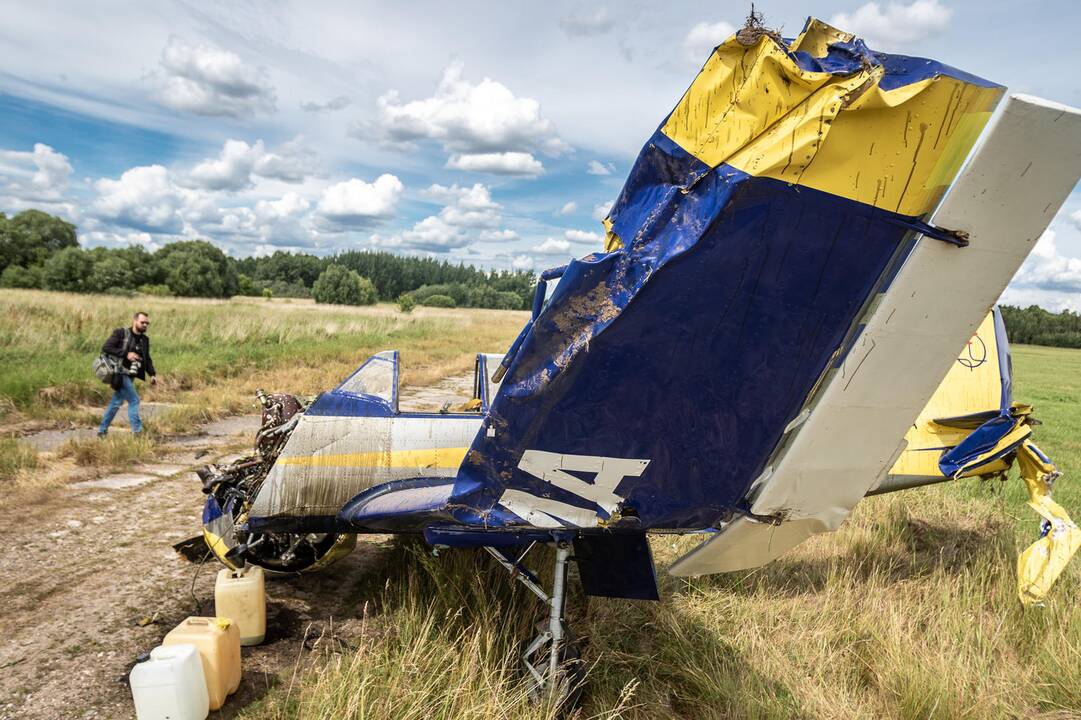 Aleksoto aerodrome nukrito lėktuvas