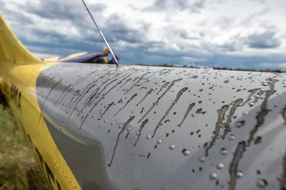 Aleksoto aerodrome nukrito lėktuvas