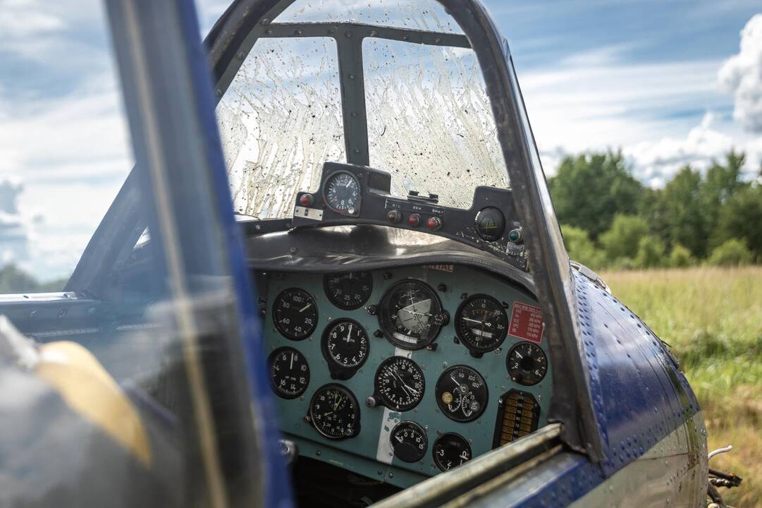 Aleksoto aerodrome nukrito lėktuvas