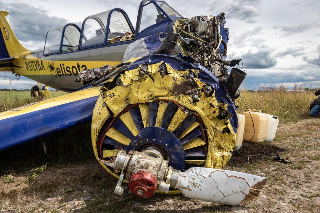 Aleksoto aerodrome nukrito lėktuvas