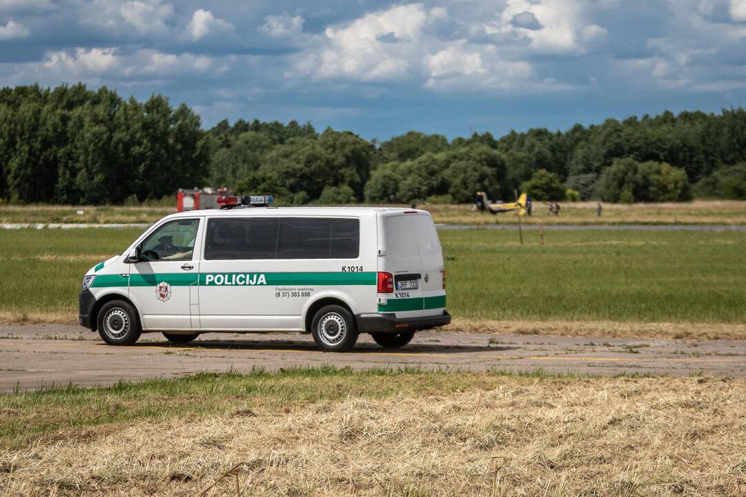 Aleksoto aerodrome nukrito lėktuvas