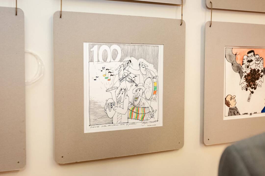 Karikatūrų paroda „Kad Tave kur 100!“
