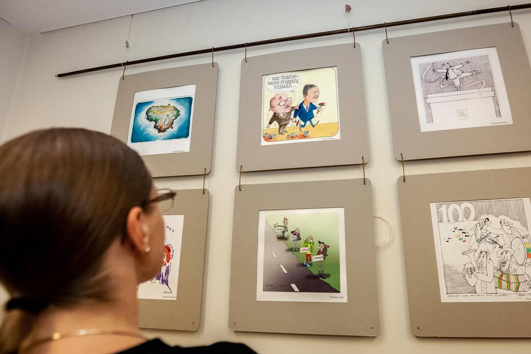 Karikatūrų paroda „Kad Tave kur 100!“