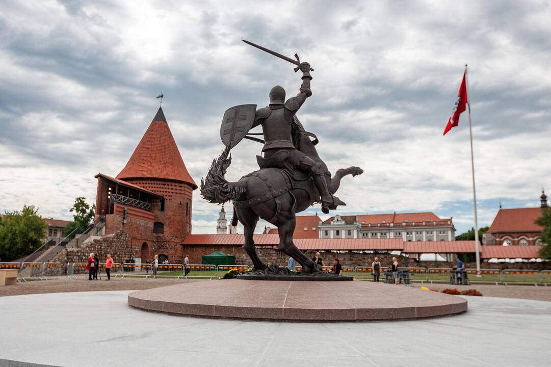 „Laisvės karys“ prieš oficialaus pristatymo ceremoniją