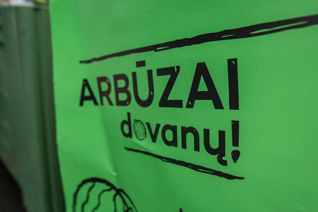 Nemokami arbūzai miestiečiams