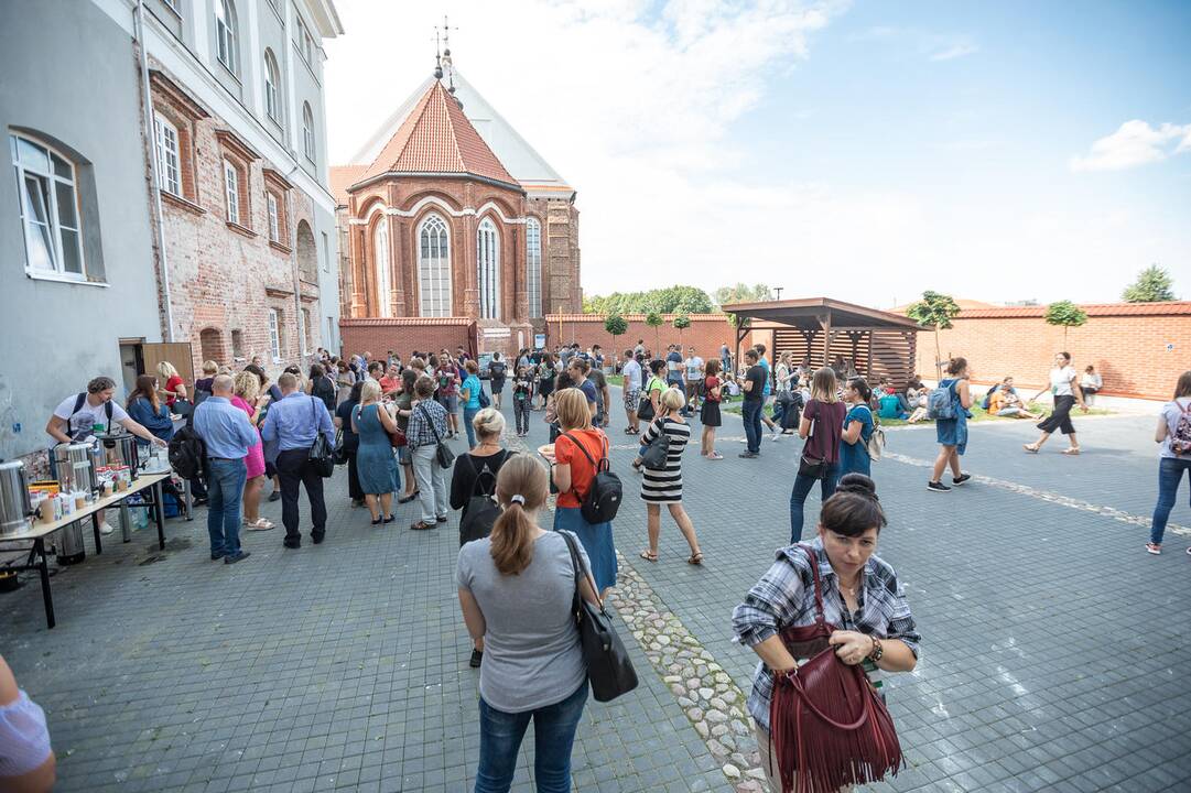 Popiežiaus vizito savanorių mokymuose Kaune – per 500 dalyvių