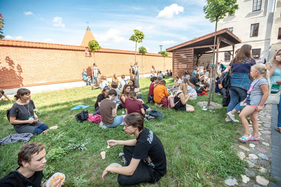 Popiežiaus vizito savanorių mokymuose Kaune – per 500 dalyvių