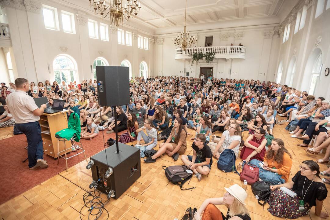 Popiežiaus vizito savanorių mokymuose Kaune – per 500 dalyvių