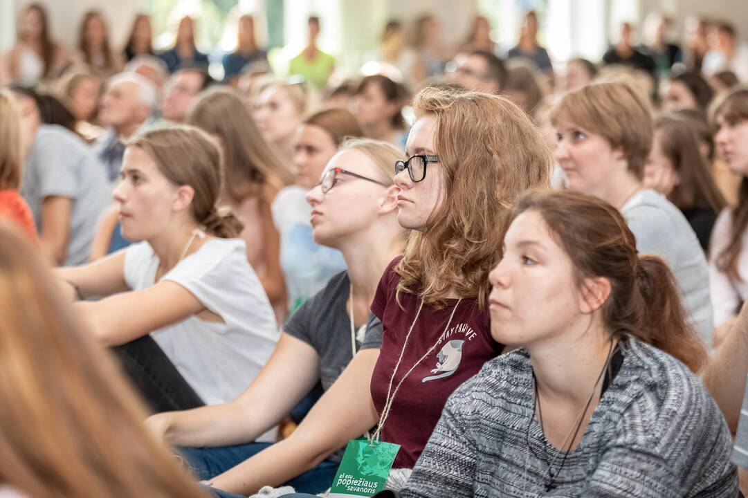 Popiežiaus vizito savanorių mokymuose Kaune – per 500 dalyvių