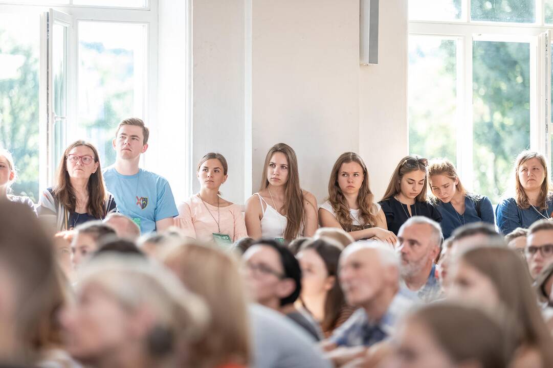 Popiežiaus vizito savanorių mokymuose Kaune – per 500 dalyvių