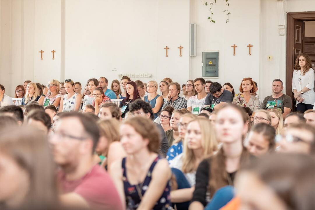 Popiežiaus vizito savanorių mokymuose Kaune – per 500 dalyvių