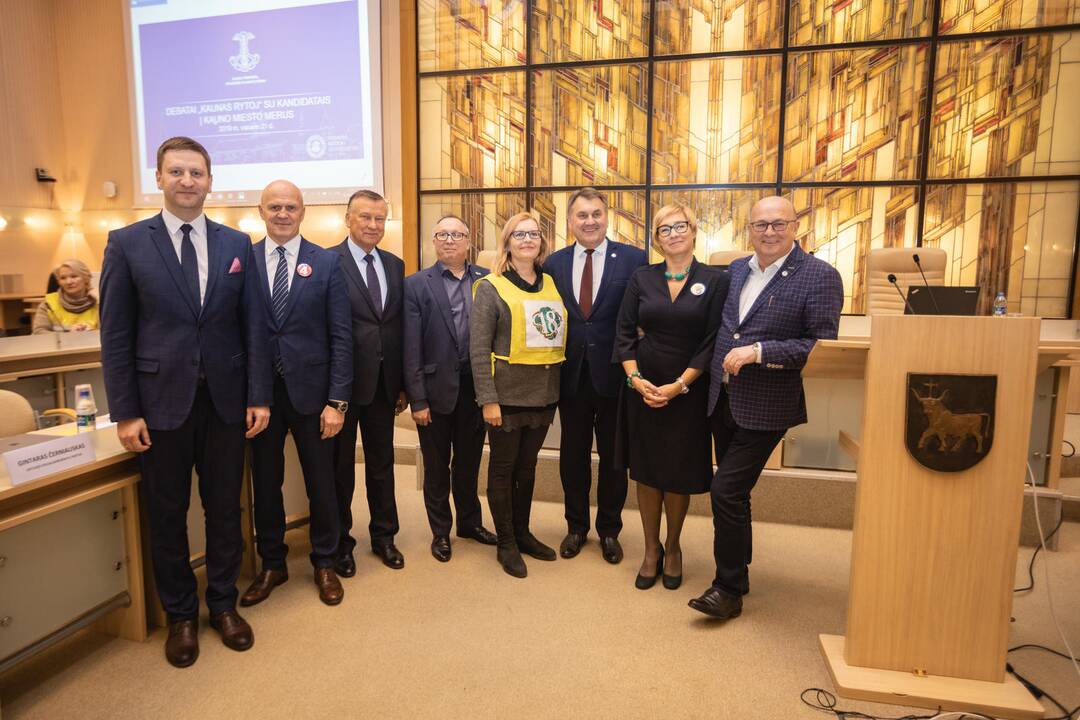 Kandidatų į Kauno miesto merus debatai