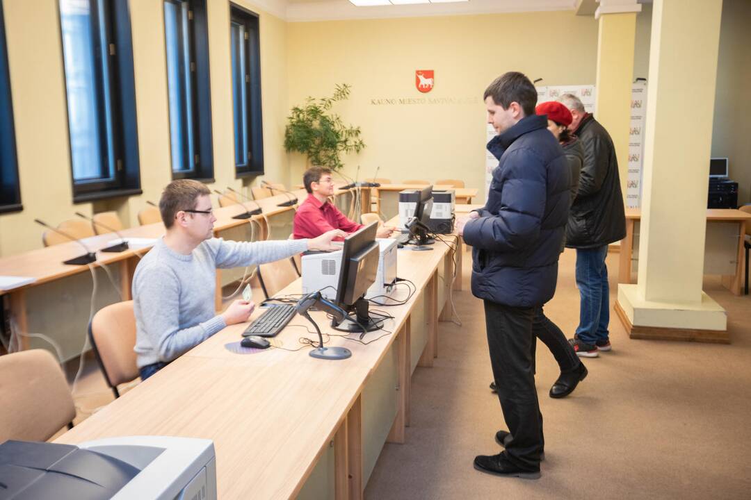 Išankstinis balsavimas Kauno savivaldybėje