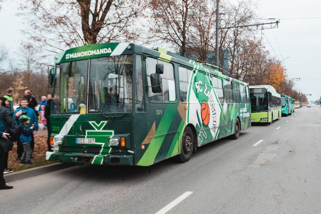 Atsisveikinimas su senaisiais troleibusais