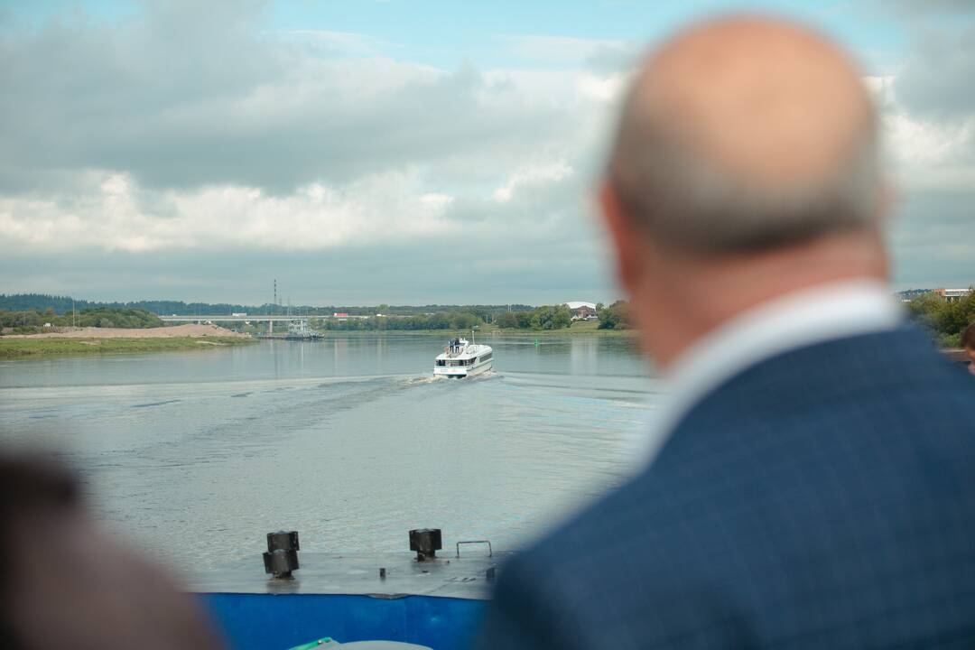 Legendinė „Raketa“ pirmą kartą į Nidą išplaukė su keleiviais