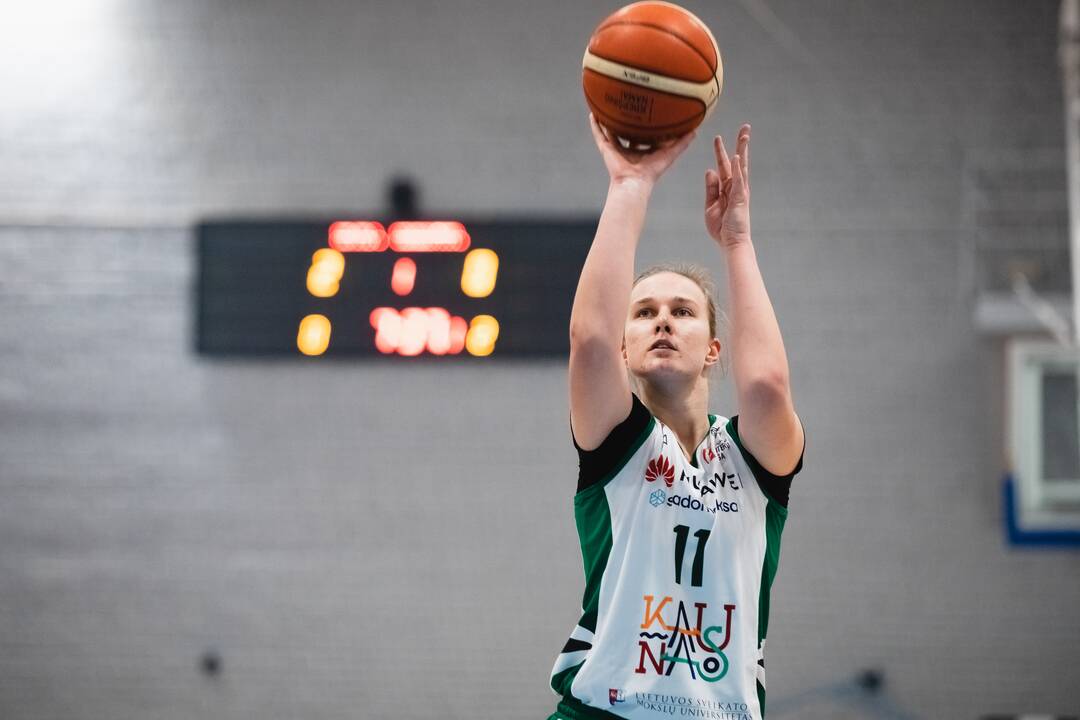 Moterų lyga: Kauno „Aistės-LSMU“ – Vilniaus „Kibirkštis-VKM“ 75:37