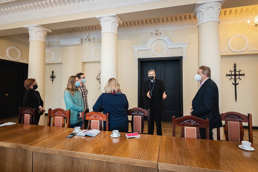 Diskusija su žurnalistais Arkivyskupijoje