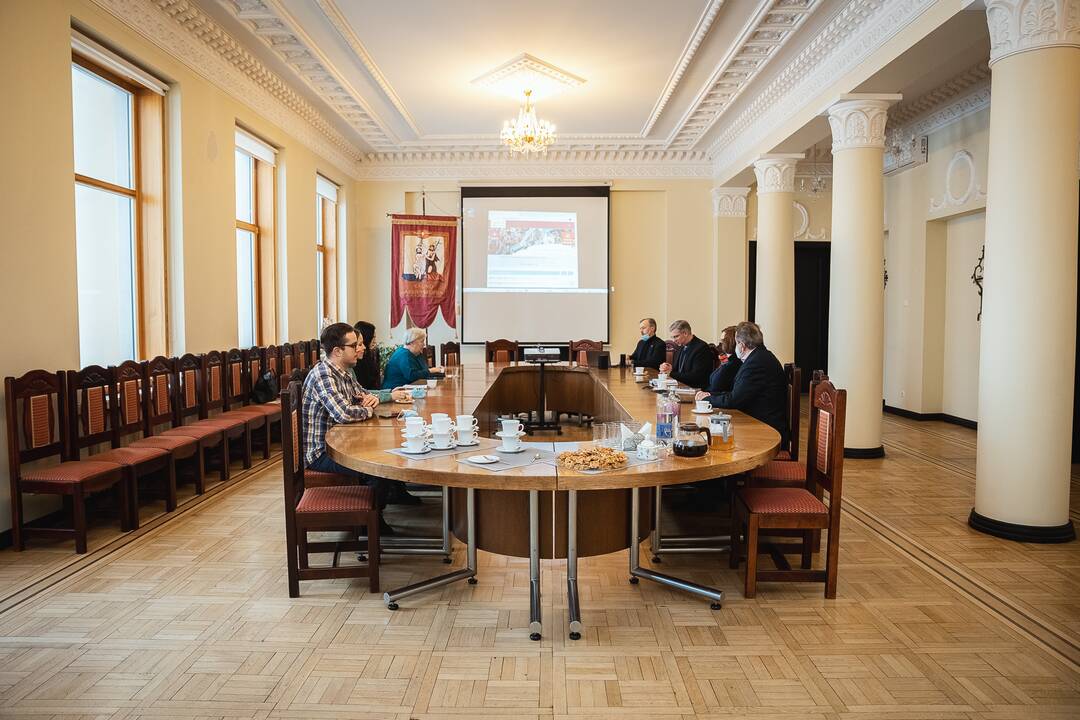 Diskusija su žurnalistais Arkivyskupijoje