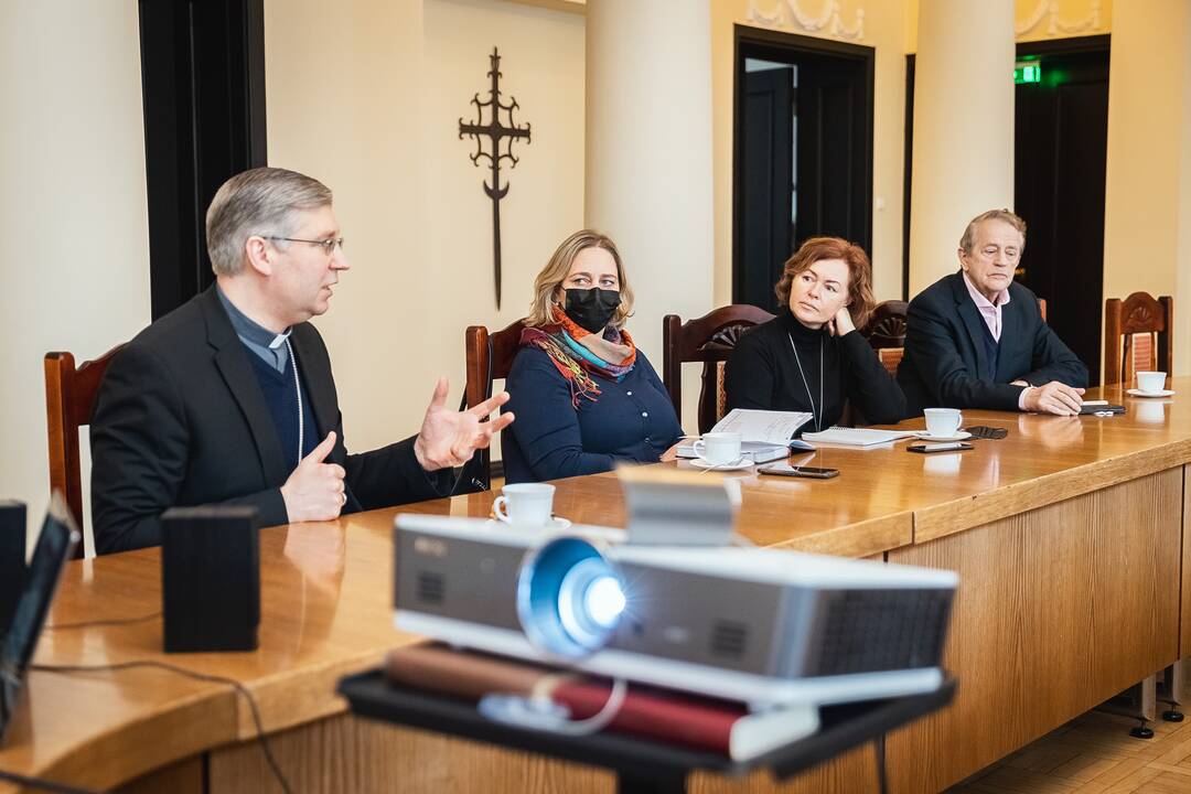 Diskusija su žurnalistais Arkivyskupijoje