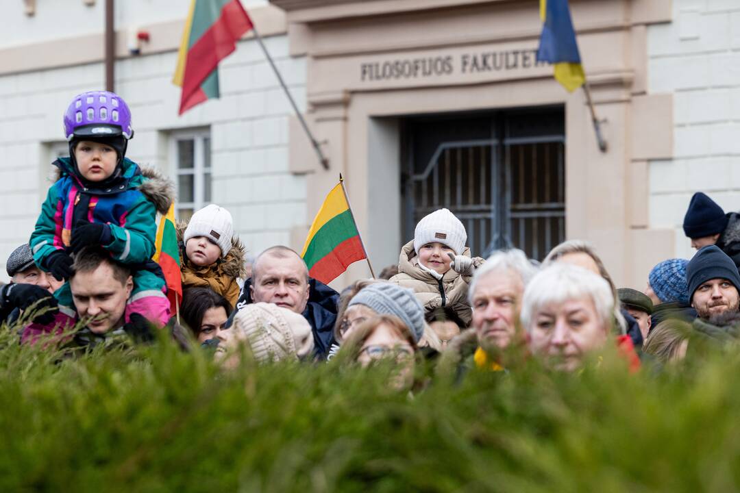 Trijų Baltijos valstybių vėliavų pakėlimo ceremonija