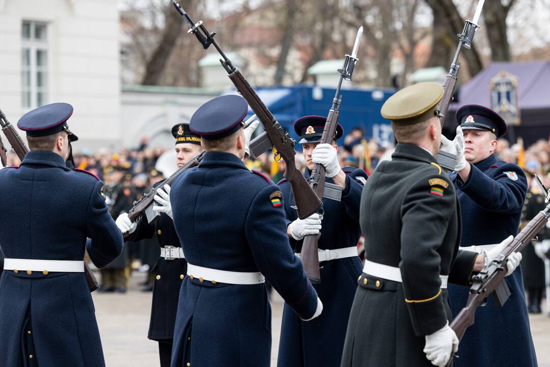 Trijų Baltijos valstybių vėliavų pakėlimo ceremonija