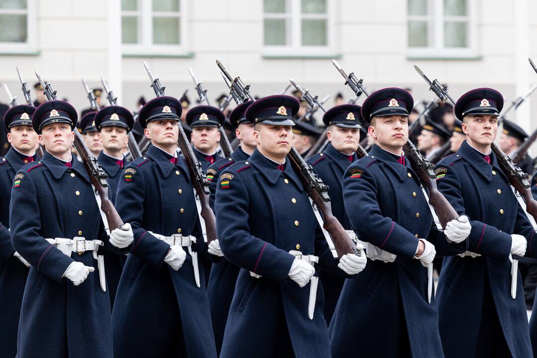 Trijų Baltijos valstybių vėliavų pakėlimo ceremonija