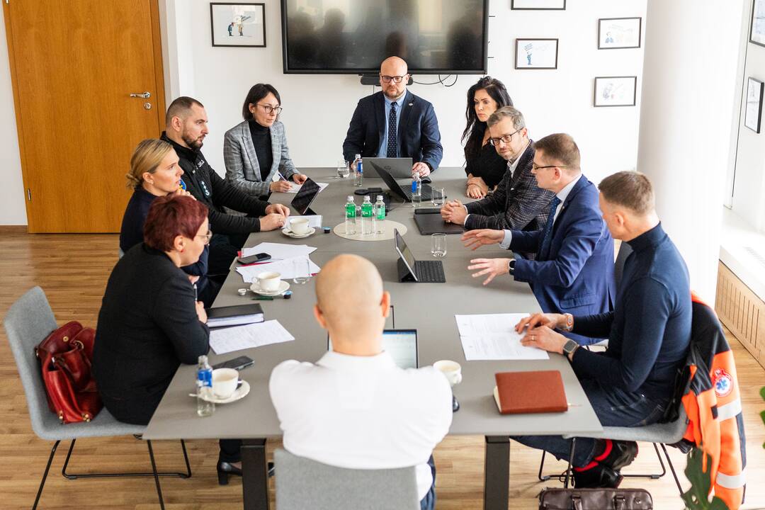 SAM spaudos konferencija dėl policijos informavimo apie psichikos sveikatos sutrikimus