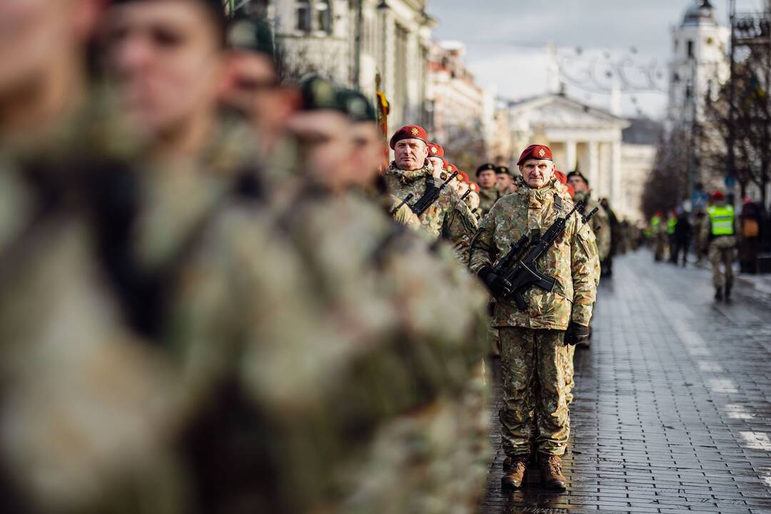 Vilniuje paminėta Lietuvos kariuomenės diena